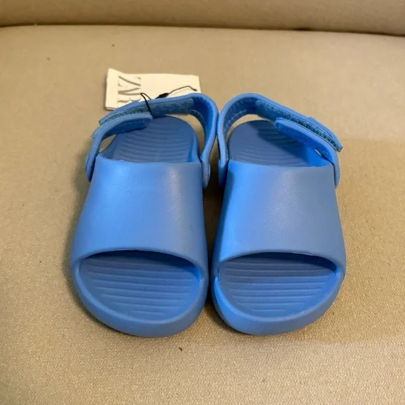 ZARA RUBBER SLINGBACK SANDALS - Picture 5 of 10